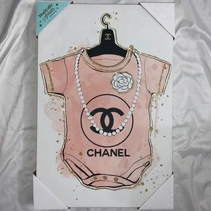 Chanel Baby Theme Oliver Gal Canvas